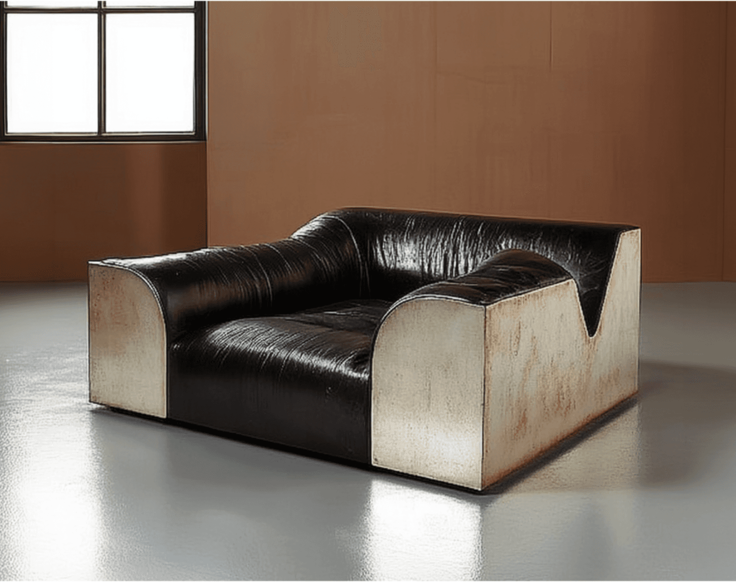 TELOS ASHTRAY : DOUBLE SEATER SOFA