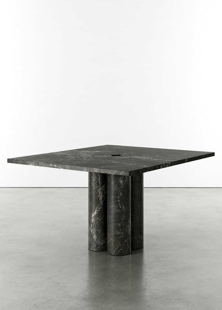 SEKKA DINING RECTANGLE JOLIE GREY BIANCO CARRARA